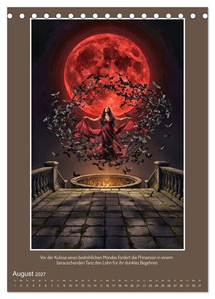Produktbild: Fantastische Szenen aus gro&szlig;en Opern (Tischkalender 2027 DIN A5 hoch), CALVENDO Monatskalender