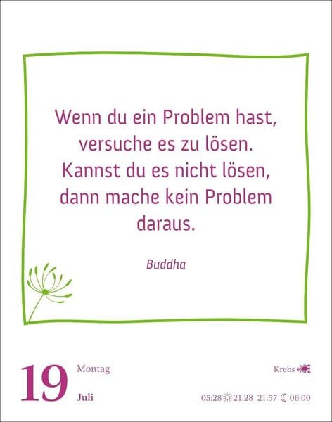 Produktbild: Heute ist dein Tag! Tagesabrei&szlig;kalender 2027 - 313 positive Zitate f&uuml;r 2027