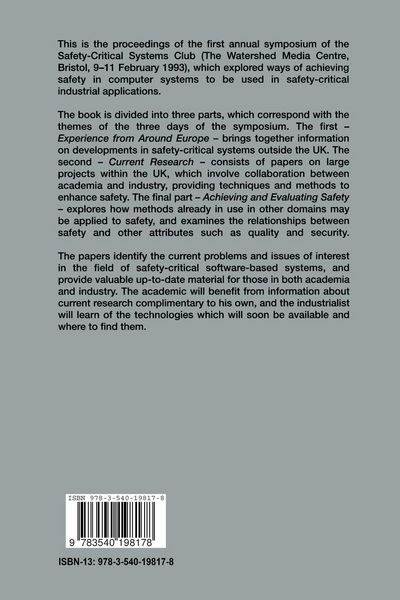 Produktbild: Directions in Safety-Critical Systems