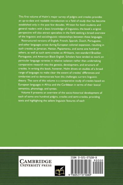 Produktbild: Pidgins and Creoles Volume I