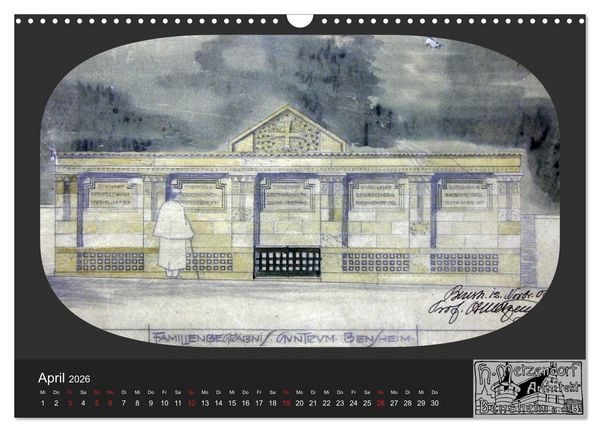 Produktbild: Lebensr&auml;ume um 1900 (Wandkalender 2026 DIN A3 quer), CALVENDO Monatskalender