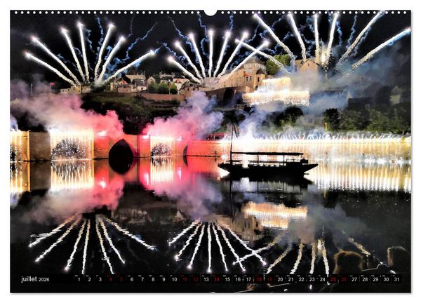 Produktbild: Un &eacute;t&eacute; dans le P&eacute;rigord (Calendrier mural 2026 DIN A2 vertical) calendrier de bureau