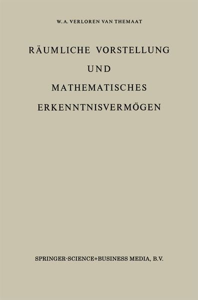Produktbild: R&auml;umliche Vorstellung und Mathematisches Erkenntnisverm&ouml;gen