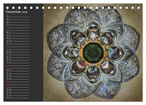 Produktbild: Orientalische Architektur - Verzaubernd (Tischkalender 2026 DIN A5 quer), CALVENDO Monatskalender