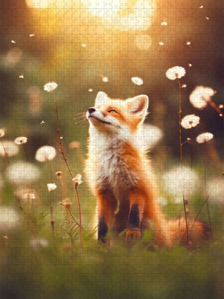 Produktbild: CALVENDO Puzzle Genie&szlig;erfuchs | 2000 Teile Lege-Gr&ouml;&szlig;e 90x67cm Foto-Puzzle f&uuml;r gl&uuml;ckliche Stunden