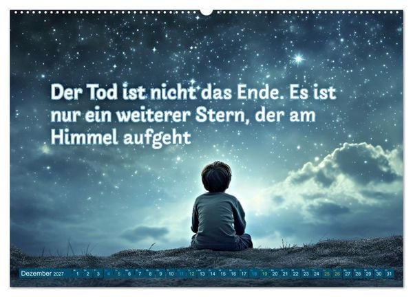Produktbild: Trost - in stillen Momenten (hochwertiger Premium Wandkalender 2027 DIN A2 quer), Kunstdruck in Hochglanz