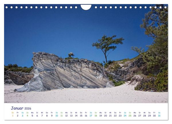 Produktbild: Bahamas-Eleuthera unterwegs am Lighthouse Beach (Wandkalender 2026 DIN A4 quer), CALVENDO Monatskalender