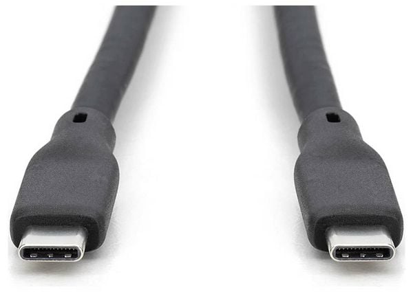 Produktbild: Digitus USB-C&reg; Kabel USB 3.2 Gen1 USB-C&reg; Stecker 2.00m Schwarz (matt) exzellente Alterungseigenschaften, Flexibel, flexibler