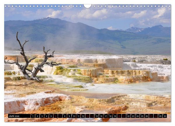 Produktbild: Yellowstone Nationalpark. Tanz auf dem Vulkan (Wandkalender 2026 DIN A3 quer), CALVENDO Monatskalender