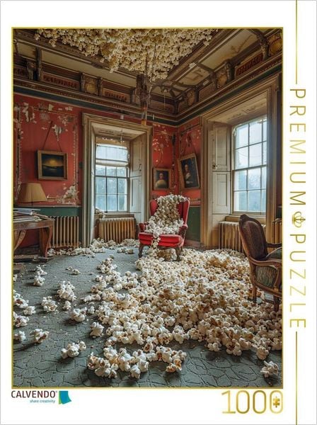 CALVENDO Puzzle Popcorn-Schloss | 1000 Teile Lege-Größe 64x48cm Foto-Puzzle für glückliche Stunden