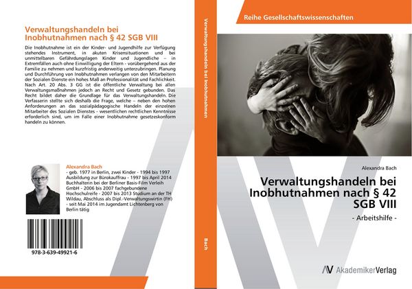 Produktbild: Verwaltungshandeln bei Inobhutnahmen nach &sect; 42 SGB VIII
