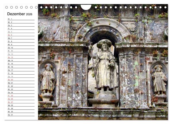 Produktbild: Jakobsweg - Camino Portugues (Wandkalender 2026 DIN A4 quer), CALVENDO Monatskalender