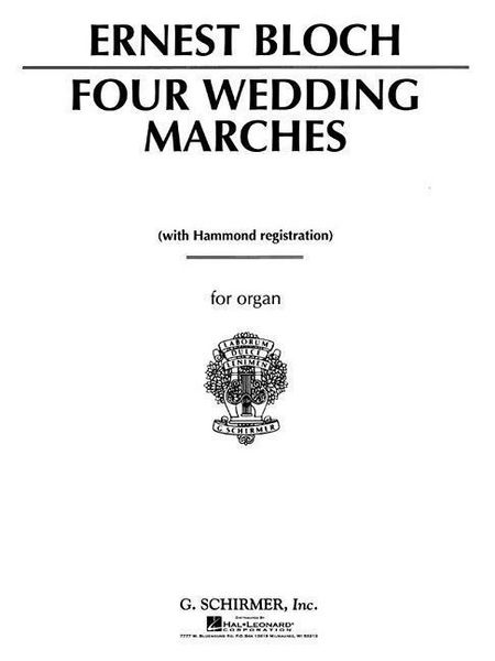 Produktbild: 4 Wedding Marches: Organ Solo