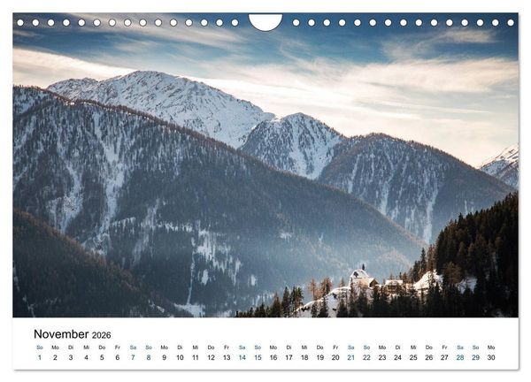 Produktbild: Ultental - Ein Jahr in Bildern (Wandkalender 2026 DIN A4 quer), CALVENDO Monatskalender