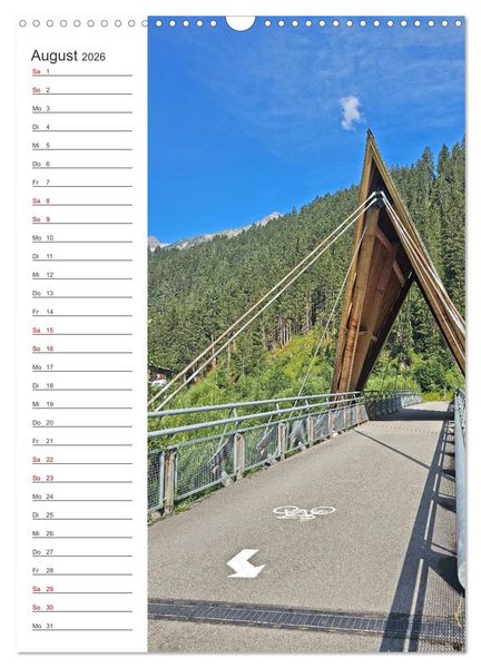 Produktbild: Auf dem Lechradweg - Zwischen Formarinsee und Landsberg am Lech (Wandkalender 2026 DIN A3 hoch), CALVENDO Monatskalender