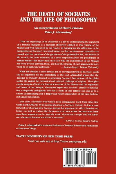 Produktbild: The Death of Socrates and the Life of Philosophy