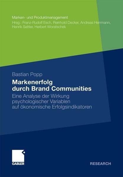 Produktbild: Markenerfolg durch Brand Communities