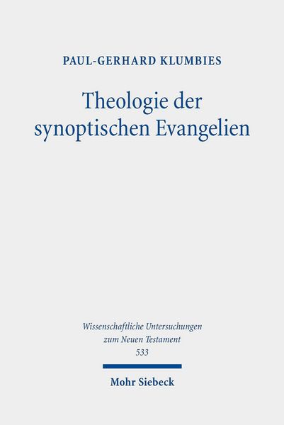 Produktbild: Theologie der synoptischen Evangelien