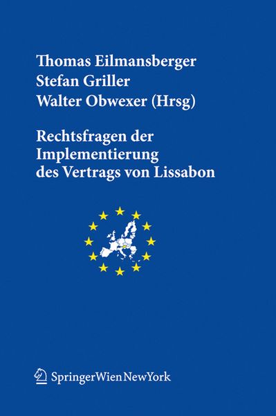 Produktbild: Rechtsfragen der Implementierung des Vertrags von Lissabon