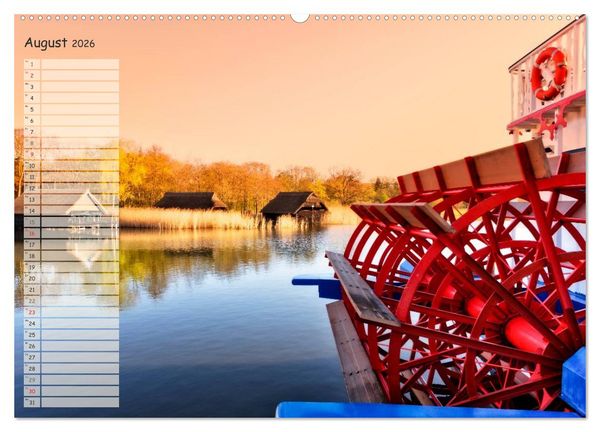 Produktbild: Lichtspiele auf der Halbinsel Dar&szlig; (hochwertiger Premium Wandkalender 2026 DIN A2 quer), Kunstdruck in Hochglanz