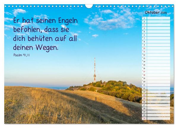 Produktbild: Heimat Hesselberg (Wandkalender 2026 DIN A3 quer), CALVENDO Monatskalender