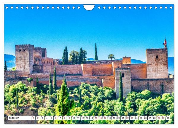 Produktbild: Sonniges Andalusien (Wandkalender 2027 DIN A4 quer), CALVENDO Monatskalender