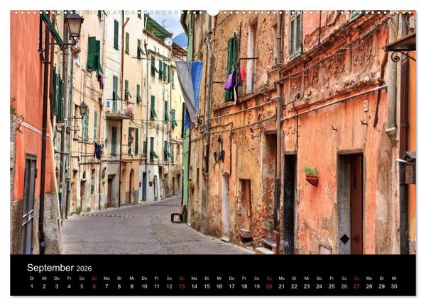 Produktbild: Ligurien - die italienische Riviera (Wandkalender 2026 DIN A2 quer), CALVENDO Monatskalender