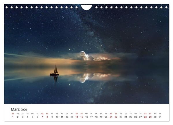 Produktbild: Segeln - Kurs aufs offene Meer. (Wandkalender 2026 DIN A4 quer), CALVENDO Monatskalender