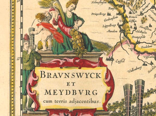 Produktbild: Johannes, J: Historische Karte: Braunschweig und Magdeburg 1