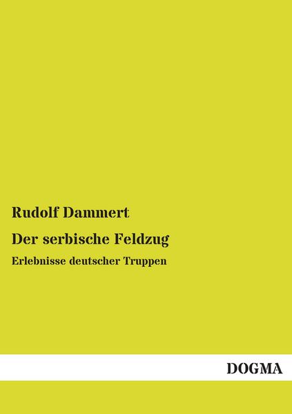 Produktbild: Der serbische Feldzug
