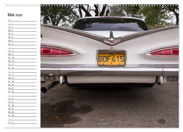 Produktbild: Cars on Cuba (hochwertiger Premium Wandkalender 2026 DIN A2 quer), Kunstdruck in Hochglanz