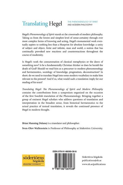 Produktbild: Translating Hegel