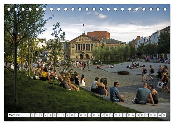 Produktbild: Aarhus: Stadt des L&auml;chelns - Kulturhauptstadt D&auml;nemarks (Tischkalender 2026 DIN A5 quer), CALVENDO Monatskalender