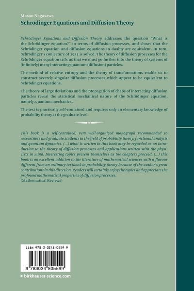 Produktbild: Schr&ouml;dinger Equations and Diffusion Theory