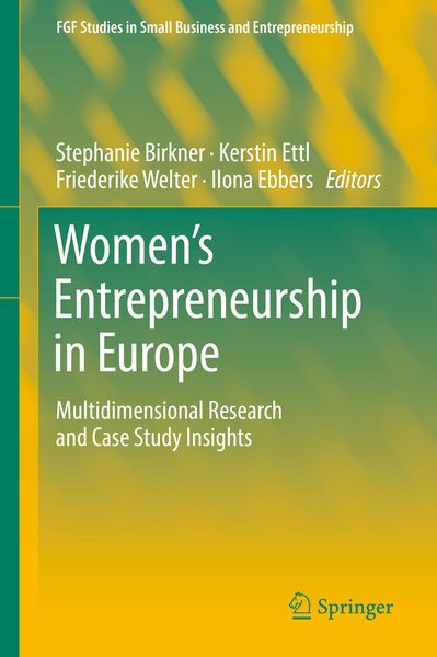 Produktbild: Women's Entrepreneurship in Europe
