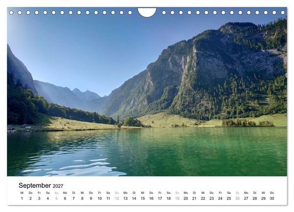 Produktbild: Berchtesgadener Land - Wanderhighlights in Bayern (Wandkalender 2027 DIN A4 quer), CALVENDO Monatskalender