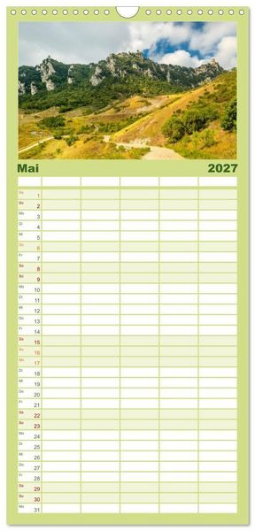 Produktbild: Familienplaner 2027 - San Marino Die &auml;lteste Republik der Welt mit 5 Spalten (Wandkalender, 21 x 45 cm) CALVENDO