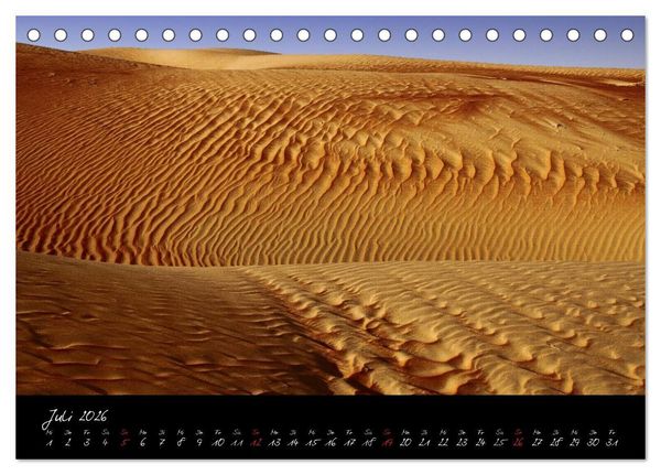 Produktbild: Farben der W&uuml;ste (Tischkalender 2026 DIN A5 quer), CALVENDO Monatskalender