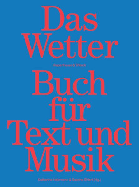 Produktbild: Das Wetter Buch f&uuml;r Text und Musik