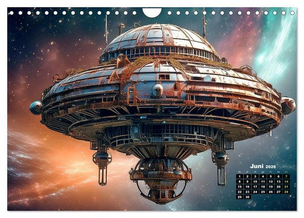 Produktbild: Lost Places im Orbit (Wandkalender 2026 DIN A4 quer), CALVENDO Monatskalender