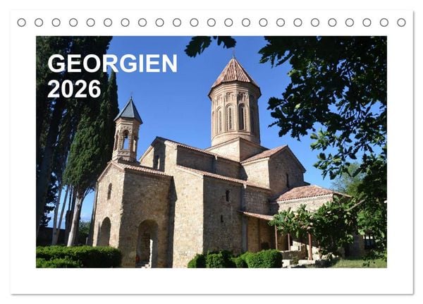 Produktbild: GEORGIEN 2026 (Tischkalender 2026 DIN A5 quer), CALVENDO Monatskalender