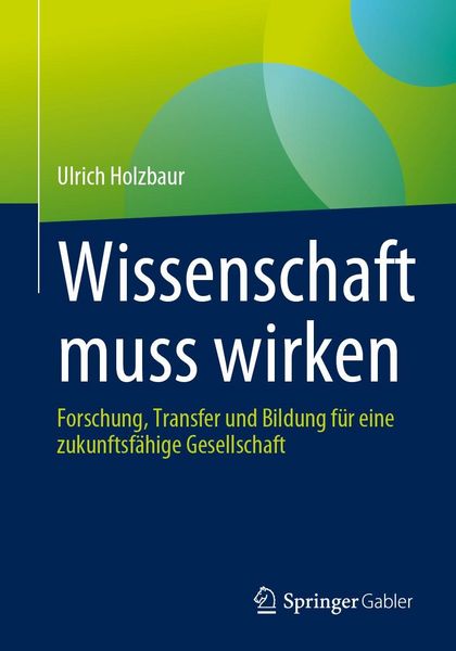 Produktbild: Wissenschaft muss wirken