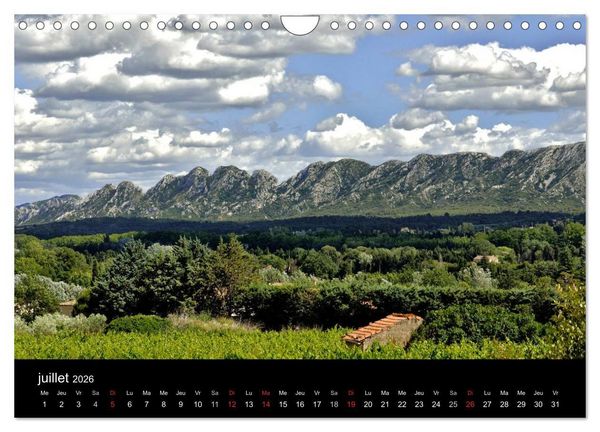 Produktbild: Les Alpilles en Provence (Calendrier mural 2026 DIN A4 vertical), CALVENDO calendrier mensuel