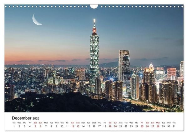 Produktbild: A Journey In Taipei (Wall Calendar 2026 DIN A3 landscape), CALVENDO 12 Month Wall Calendar