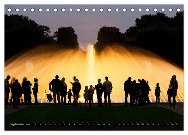 Produktbild: Die G&auml;rten in Herrenhausen (Tischkalender 2026 DIN A5 quer), CALVENDO Monatskalender