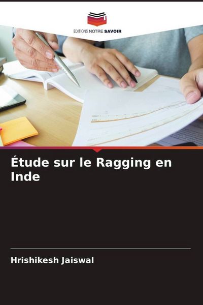Produktbild: &Eacute;tude sur le Ragging en Inde
