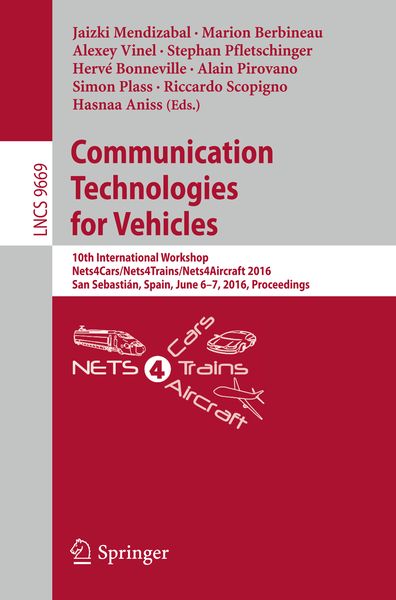 Produktbild: Communication Technologies for Vehicles