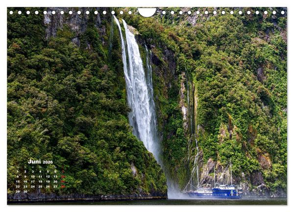 Produktbild: Traumland Neuseeland (Wandkalender 2026 DIN A4 quer), CALVENDO Monatskalender