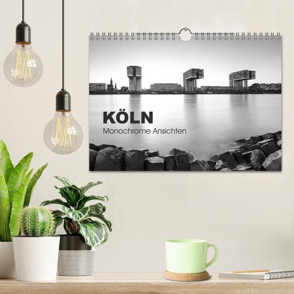 Produktbild: K&ouml;ln - monochrome Ansichten (Wandkalender 2026 DIN A4 quer), CALVENDO Monatskalender
