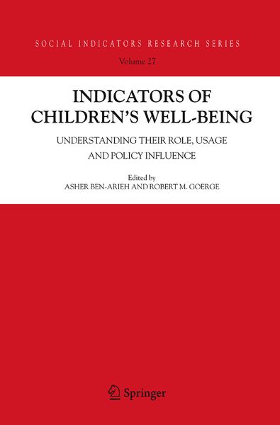 Produktbild: Indicators of Children's Well-Being